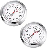 [WATIIFUFU] 2pcs Nurse Table Pocket Watch Parts DIY Quartz Watch Dial Pocket Watch Dial Nurse Watch Parts DIY Watch Dial Vintage Watch Dial Watch Accessory Nurse Watch Dial Simple Watch Dial