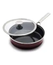 Merten & Storck European Crafted Steel Core Enameled Cookware, 1.9 QT Saute Pan
