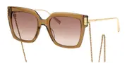 Chopard IKCH353 0805 Men's Sunglasses Brown Size 54