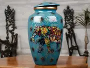 Elephant urn, Cremation Urn for Ashes, Memorial Funeral Urn Box For Human Ashes