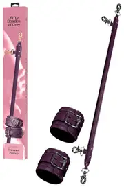 Fifty Shades Entwined Passion 30.7" Spreader Bar & Ankle Restraint Set