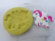 Unicorn Silicone Push Mold A990 Cake Chocolate Resin Clay Edible Decor
