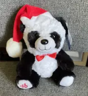 Build A Bear Buddies Smallfrys 7" Plush Beary Merry North Pole Panda NWT