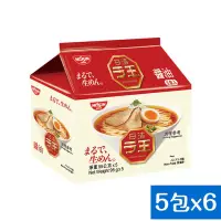 在飛比找PChome24h購物優惠-《日清》拉王醬油味非油炸速食麵95g*30入/箱