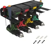 ULIBERMAGNET Magnetic Power Tool Organizer, Utility Storage Rack Shelf Black