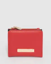 Red And Black Han Mini Wallet