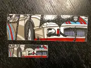 ILLEST FATLACE TRANSFORMERS AUTOBOT JAZZ BUMPER STICKER DECAL SET TSELLI PORSCHE
