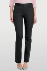 NEW NYDJ sz 4 Not Your Daughters Jeans Welt Bootcut pants trousers black