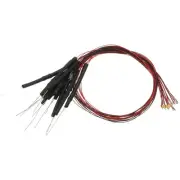 0805 Pre-Wired Micro LED, 12 Pcs 9-12V Emitting Diodes for Model, Slow Flash