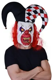 Horror Clown Costume Mask Jester