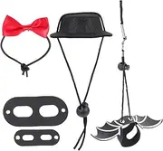 BESPORTBLE Sets Bearded Dragon Harness Reptile Outdoor Leash Lizard Bow Tie Kit Decorative Hat