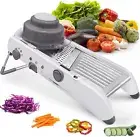 18 in 1 Stainless Steel Mandolin Slicer Vegetable & Onion Chopper Julienne Maker