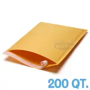 200 #6 12.5 x 19 Kraft Bubble Padded Envelopes Mailers from The Boxery