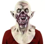 ✅Halloween Demon Mask Monster Vampire Adult Scary Pullover Zombie Costume Horror