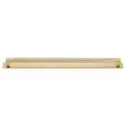Brunswick Cabinet Pull With Backplate Brushed Gold Pvd Ctc450Mm