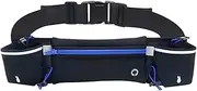 Sports Pack Adjustable Running Belts Waist Pack Phone Hydrations Bag Exercise Waist Bag For Joggings Cycling Hiking, Blue Color