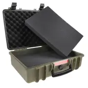 Tsunami Waterproof Hard Storage Case with Foam Insert - Military Green