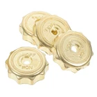 4 Pcs Metal Knob Switch Stove Knobs Replacements Gas Grill Control Cooktop