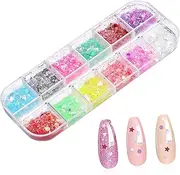TEHAUX 1 Box Nail Glitter Role Play Brooch Pants Hooks for Waist Foldable Fans Painted Fan Handmade Ribbon Ribbon Air Conditioning Cover Socket Hollow Knob Chinese Style Knob