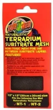 ZooMed Naturalistic Terrarium Mesh Between Substrate Layers 30cm x 30cm - 3 Pack