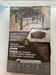 Premium Square Fire Pit Cover Brown 38“ X 38“ X 18“ Weather Resistant HEAVY DUTY