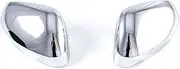 Replacement Covers For X-Trail Rogue T33 2021-2023 Car Accessories Side Rearview Mirror Cover Frame Chrome Case Sticker Gloss Cap (Color : Silver, Size : 1)