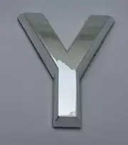 1 PCS - Apartment Number Sign/Mailbox Number Sign, Door Sign.Letter Y-REF24-1027