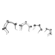 14#-45# Joints Stainless Steel Lab Cone-shape Clamp Clip For Glass Adapter