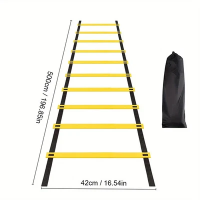 5M Agility Ladder Football Adjustable Ladder Agility Training Ladder Jumping Fit