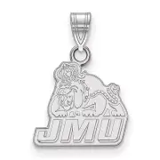 James Madison University JMU Dukes School Mascot Pendant in Sterling Silver