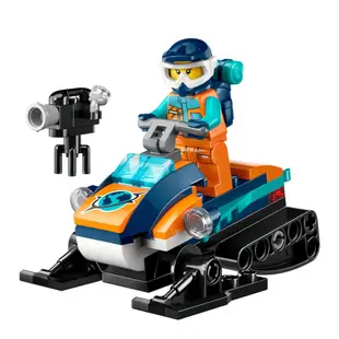 LEGO場景 60376-D 北極探險家與雪上摩托車 城市系列【必買站】樂高場景