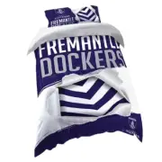 Fremantle Dockers Official AFL Single Doona Duvet Quilt Cover Pillow Case Set