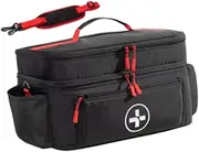 Abbraccia Empty First Aid Bag Portable Emergency Supplies Pouch for Home Workplace Office, Black