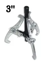 3" GEAR FLYWHEEL PULLEY REMOVAL 3-JAW HOOK PULLER IN OUTSIDE REVERSIBLE JAWS