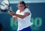 Jennifer Capriati USA at the Lipton International Players Champion- Old Photo 1