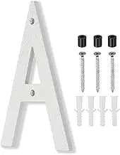 uxcell 10 Inch House Number, House Address Numbers Sign Large Floating Modern with Screws for Outside Door Wall Street, Silver, A