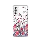 For Samsung Galaxy S21 S22 S20 A73 A71 A33 A53 A 12 13 5G Clear Soft Floral Case