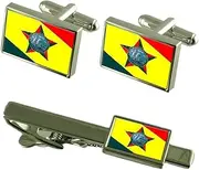 [Select Gifts] Mimoso do Sul City of Spirit State, Tie Clip Twins Flag Box Gift Set