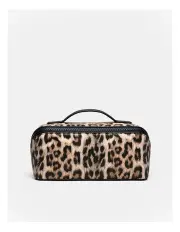 [Mimco] Atomic Medium Cosmetic Case in Leopard