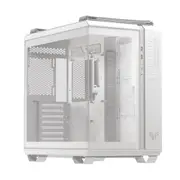 TUF GT502 Gaming Computer Case - ATX Motherboard Supported - Mid-tower - Tempered Glass - White - 13 x Fan(s) Supported - 4 x Internal 2.5"/3.5" - 11