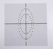 Dental Rubber Dam Template Tools Punch Frames Plastic Holes Board Guide Plate