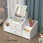 Desktop Makeup Mirror Household Skin Care Lipstick Shelf Makeup Tool Kit