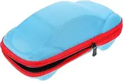 [FOMIYES] Portable Eyeglasses Case for Boys and Girls Soft Red Glasses Case Car Shape Holder for Girls Random Color