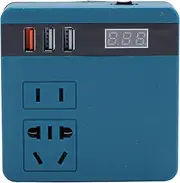 Car Power Inverter, DC to AC Converter Portable Car Charger with Voltage Display, Fast Charging Car Plug Adapter for Laptop, Vehicles, Road Trip Essentials