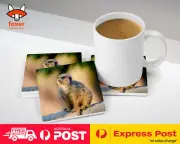 COASTER COFFEE DRINKING MAT|CUTE MEERKAT MONGOOSE ANIMAL #2