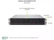 Supermicro 2U 6 Bay 2xLGA 2011 128GB(16DIMMS) 2400MHz 6xSATA/SAS SYS-2028TP-HTTR