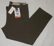DOCKERS Men's 4-Way Stretch Ultimate Chino Straight Fit Pants Olive 40X30 New