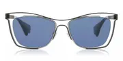Alyson Magee AM7011 001 Women’s Sunglasses Grey Size 54