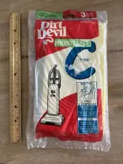 Genuine Dirt Devil MicroFresh Vacuum bag Type C Pack Of 3