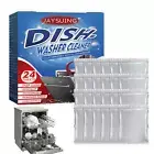 Dishwasher Cleaner Tablets 24Pcs Natural Dishwasher Detergent Cleaning Tablets